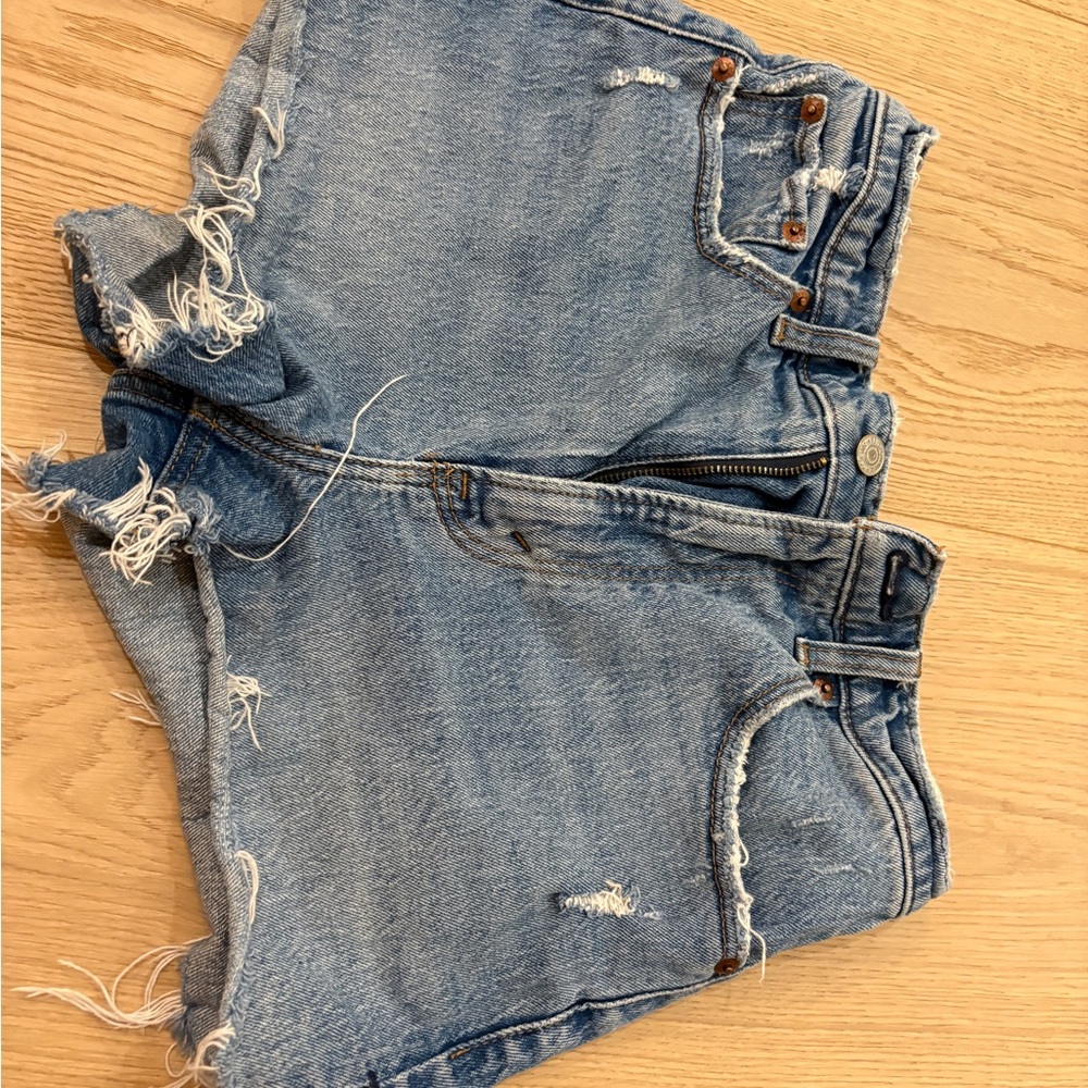 Abercrombie & Fitch Blue Jean Shorts